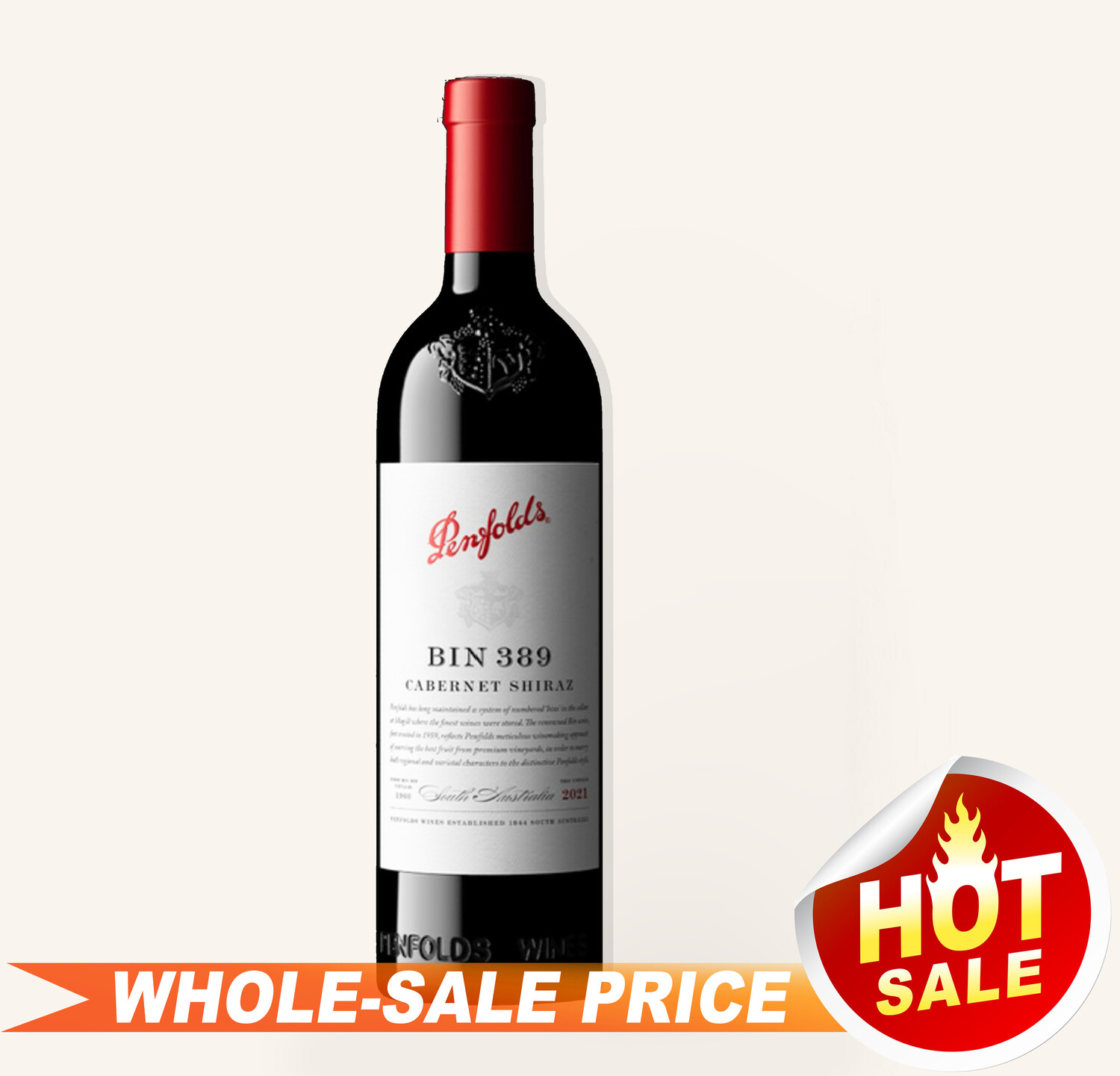 Penfolds Bin 389 Cabernet Shiraz Australia Red Wine 2021 750ml